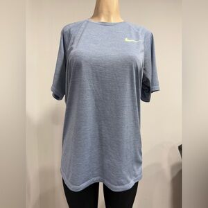 Nike Dri-Fit Swim T-Shirt Men’s Blue Short Sleeve Size Large